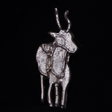 Fine Silver Antelope Sculpture